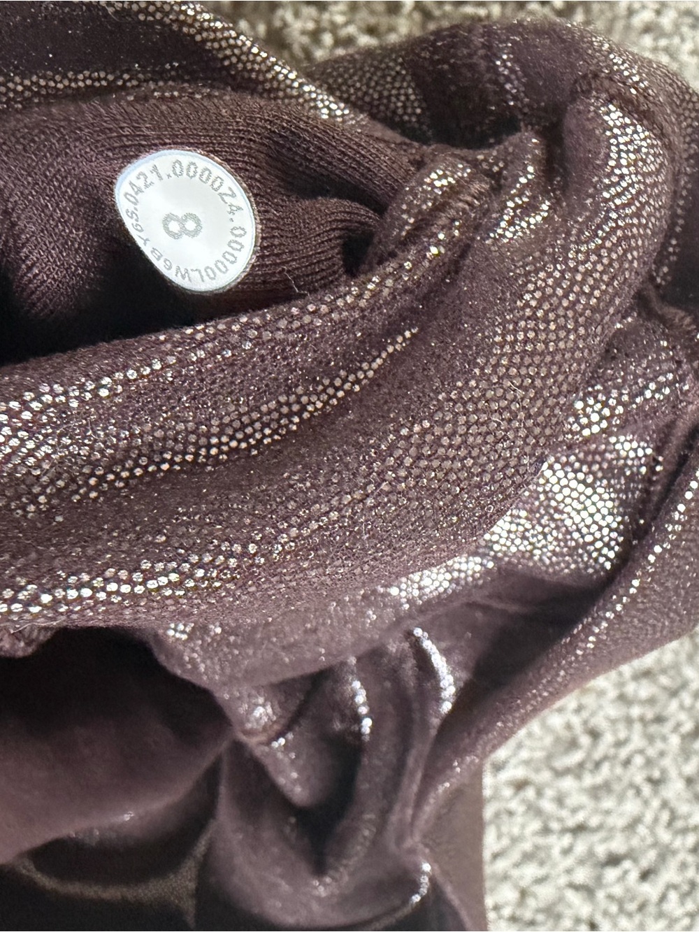 lululemon athletica Metallic Bronze foil MATCHING SET - Picture 11 of 11